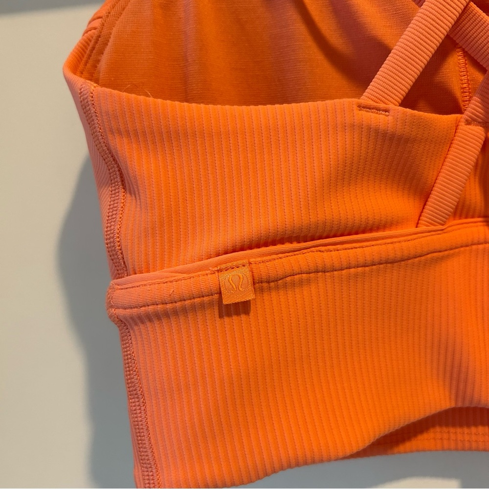 Lululemon Energy Longline Bra Ribbed Luxtreme *Medium Support, B-D Cups Size 6 - Picture 5 of 6